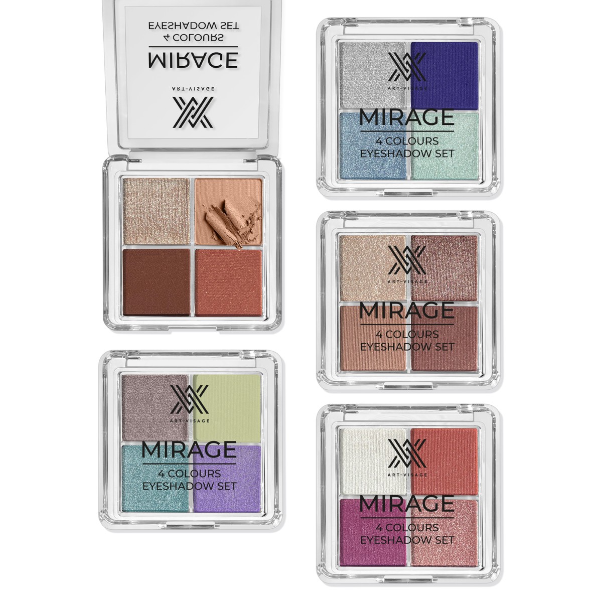 ART-VISAGE Палетка теней для век "MIRAGE" - Декоративная косметика ART ...